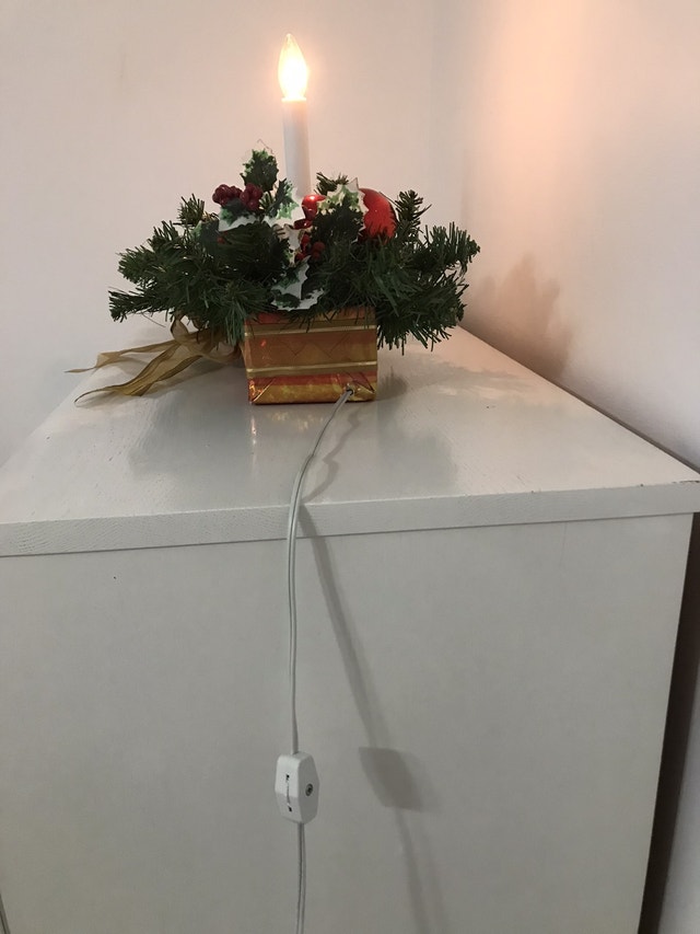 Décorations de Noël , 5 centres de table ou bord de fenêtre