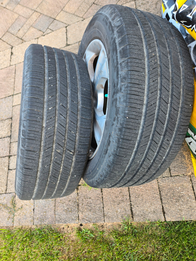 Ford Escape SE OEM Rims + Michelin Defender Tires (235 55 R17) in Tires & Rims in London - Image 2