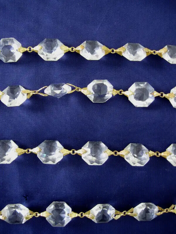 BRINS DE LUSTRE EN CRYSTAL PLAFONIER VINTAGE STRANDS OF CRYSTAL in Arts & Collectibles in West Island - Image 5