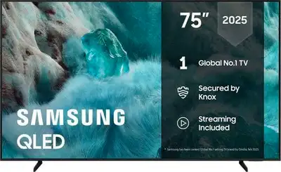 Samsung 75” QLED Q60D TV, View more