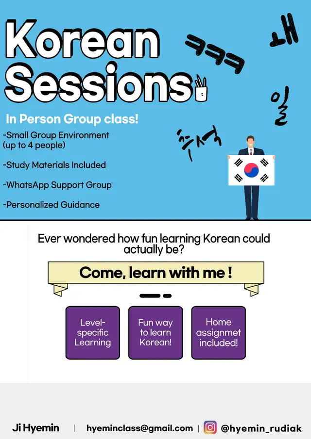Korean Language classes.64728277126147120