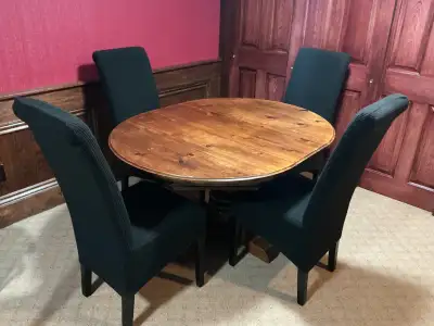 SOLID PINE DINING TABLE, View more