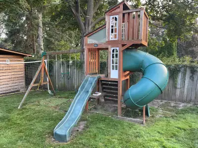 Cedar Summit Wooden Playset, View more