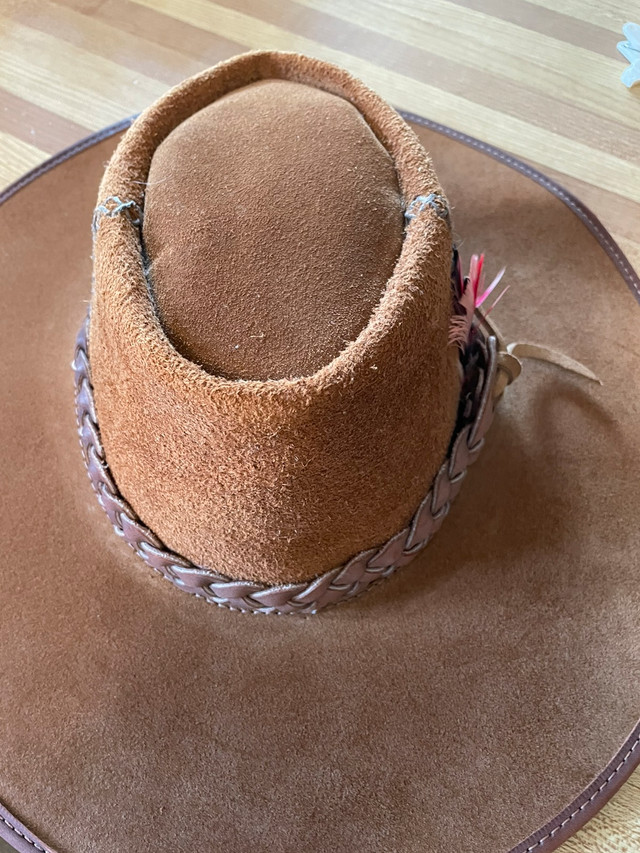 Leather hat in Men's in Leamington