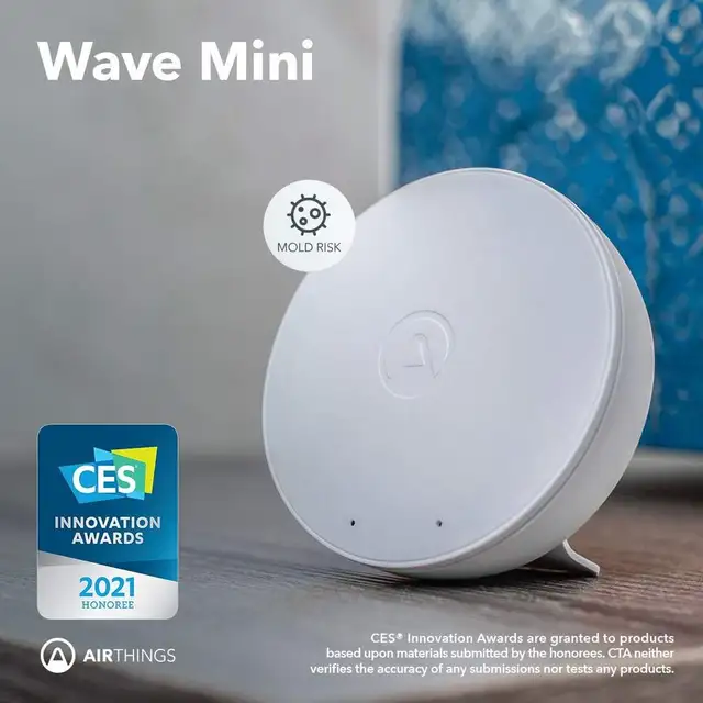 Airthings Wave Mini Indoor Air Quality Monitor63871132240131121