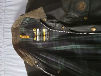 Waxed Cotton Motorcycle Jacket and Pants, View more