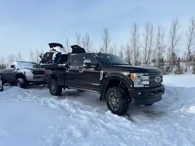 2019 f350 platinum Truck runs strong has had a few things done to it in the last 6 months 3.5 lift/l...
