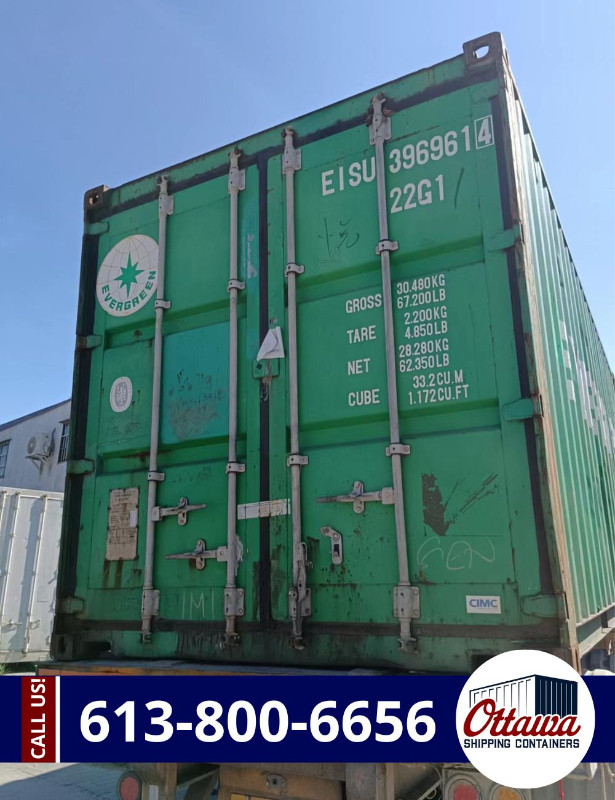 Used 20' Shipping container in OTTAWA AREA 613-800-6656 in Other Business & Industrial in Ottawa - Image 3
