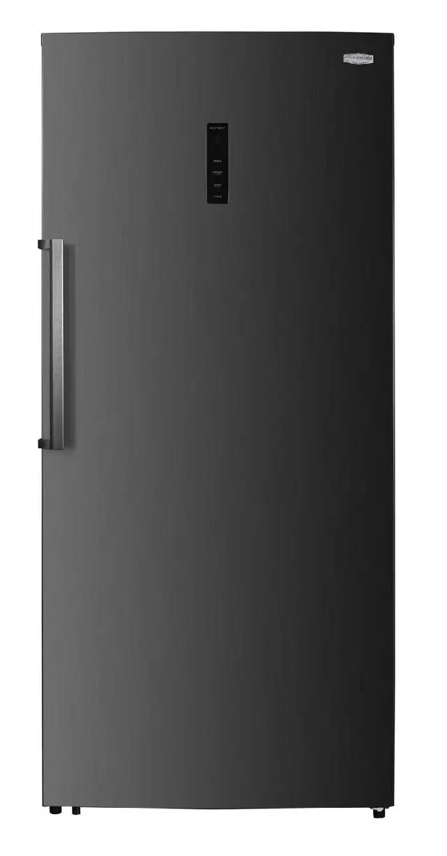 Marathon - 21.2 cu. Ft Upright Freezer in Black Stainless 628543940933141211