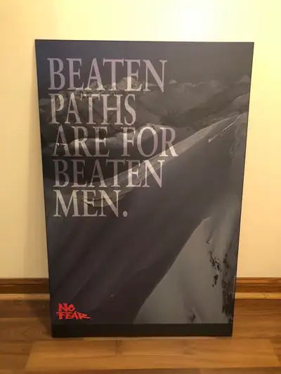 Vintage No Fear Ski Poster (1990’s). Great condition!! Highly sought after posters, known for featur...