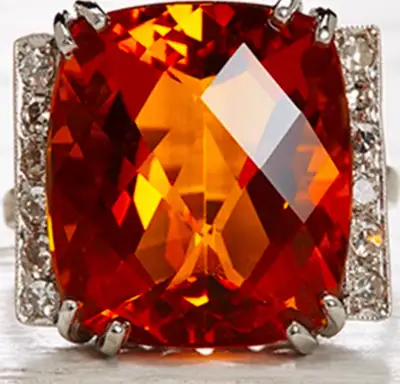 Gorgeous sterling silver morganite ring, View more