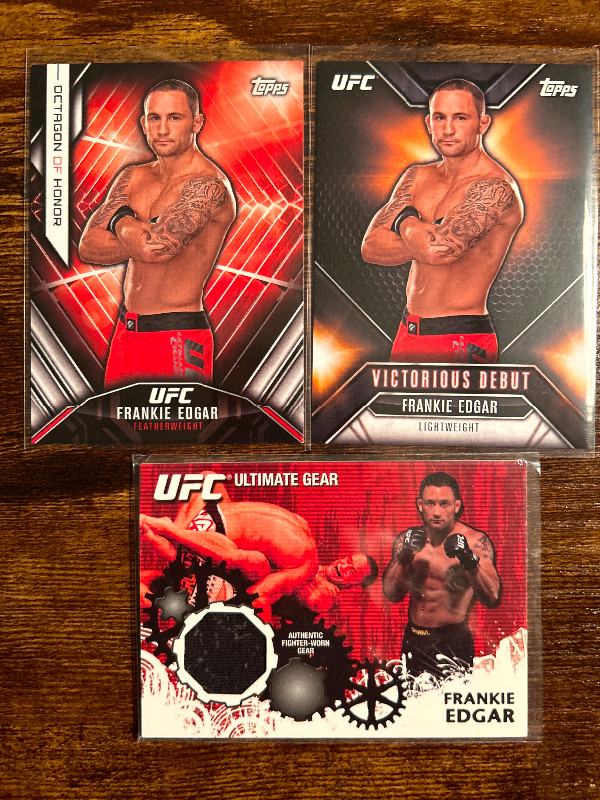 UFC Frankie Edgar Topps Cards in Arts & Collectibles in Peterborough - Image 3