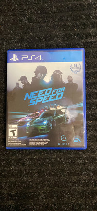 Need for Speed PS4 