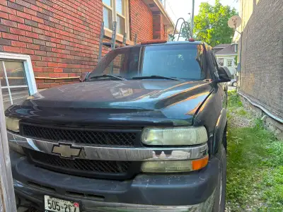 2002 Chevy Silverado HD long box - truck for sale, runs, as is. Comes with approx $1000 worth of par...
