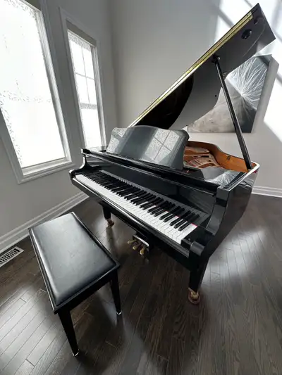 * Reduce * Yamaha baby  grand piano with the bench, View more