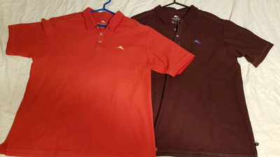 2 TOMMY BAHAMA XL SUPIMA COTTON POLO SHIRTS $35 EA $60 BOTH, View more