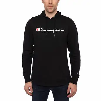 L & XL Grey/Black Champion Mens Jersey Hoodie BRAND NEW, View more