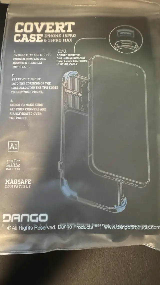 Dango Covert iPhone 15 Pro Max Case in Cell Phone Accessories in Kitchener / Waterloo - Image 3
