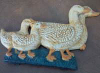 Ducks In A Row, Cast-Iron Decoration