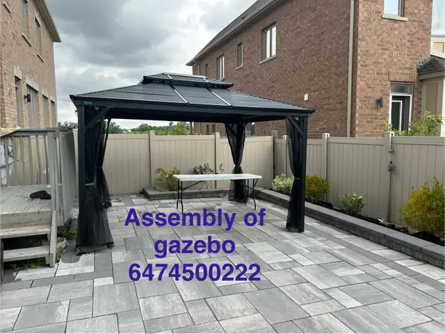 assembly of gazebo in Outdoor Tools & Storage in Markham / York Region - Image 7