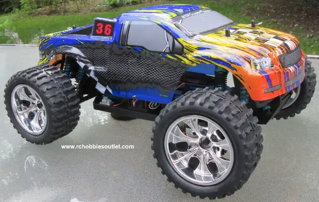 Sale: NEW 1/10 RC TOP2 BRUSHLESS 3S LIPO RC MONSTER TRUCK in Hobbies & Crafts in City of Toronto - Image 2