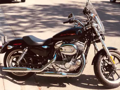 Like new 1733km always stored in heated garage new battery comes with leather saddle bags located in...