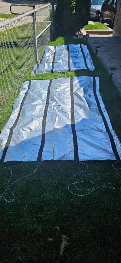 Reflective covers for popups and hybrids. Keep the sun and heat out of your camper. These things are...