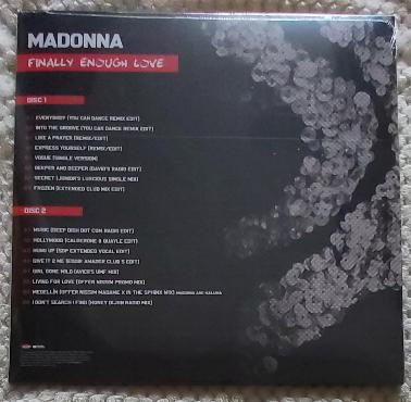 Madonna - Finally Enough Love 2XLP Noir Compilation +1CD dans CD, DVD et Blu-ray  à Longueuil/Rive Sud - Image 4