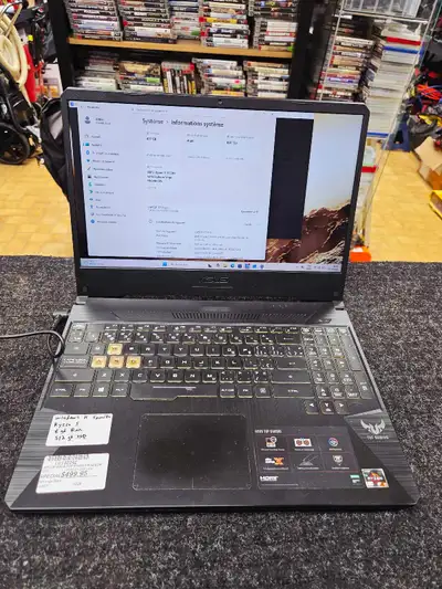 Laptop asus tuf ryzen 5 radeon vega, View more