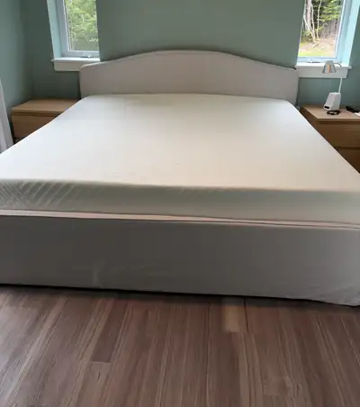 King IKEA RAMNEFJÄLL Bed Frame & EGOHOME Memory Foam Mattress, View more