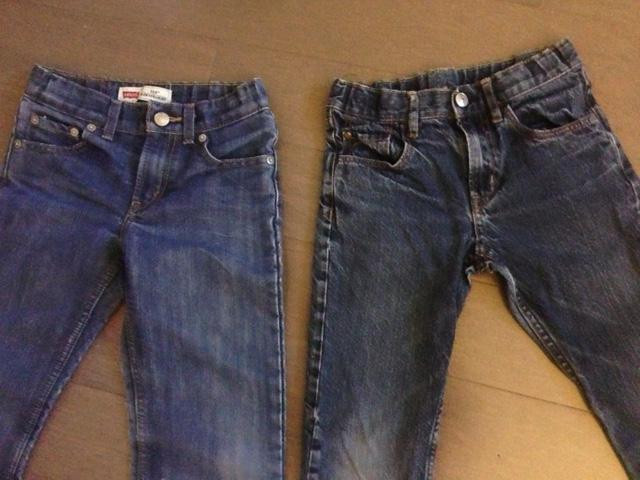 2 of Boys size 7 Levis 514 Blue Jeans Stretchy. Distressed in Kids & Youth in Markham / York Region