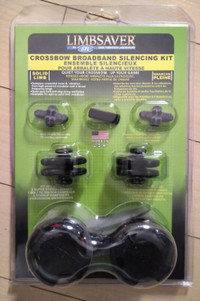 NEW LimbSaver Crossbow Broadband Split Black Suppression Kit