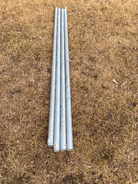 Chainlink Fence posts. Galvanized fence posts.
