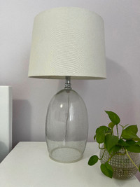 Pair of Glass Table Lamp