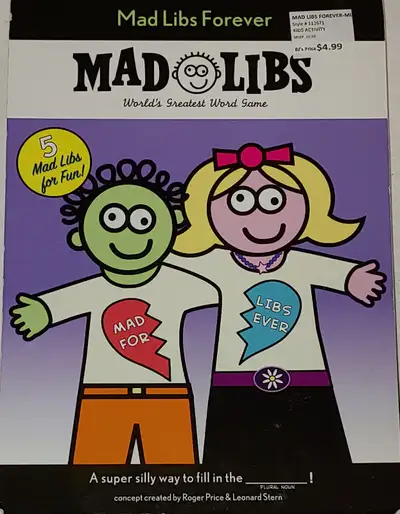 NEW Mad Libs Forever Book A Super Silly Way to Fill in the  ____, View more
