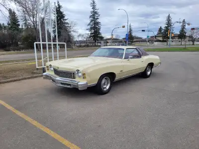 74 Monte Carlo in very good original condition. 90 k miles. Car runs and drives great. always parked...