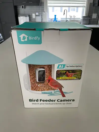 Birdfy AI Bird Feeder Camera- Brand New and Sealed, View more