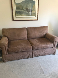 Ultra suede couch