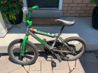 Kids Avigo Green Bike - 16 inch bike