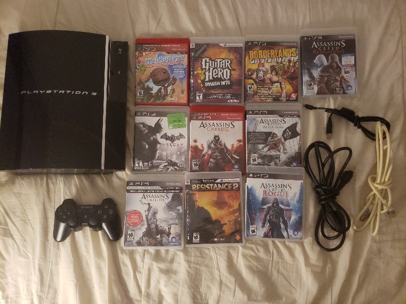 Playstation 3 with controller and 10 games Sony PlayStation 3 Laval