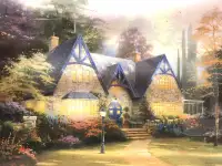 Ltd. Ed. Offset Litho “Winsor Manor” by Thomas Kinkade