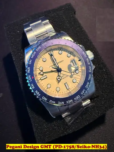 Pegani Design GMT (Seiko-NH34) Automatic Watch=NEW=, View more