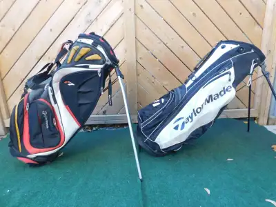 2 X TAYLOMADE GOLF for sale with stand asking $75 each Note-Members have lots of golf clubs for sale...