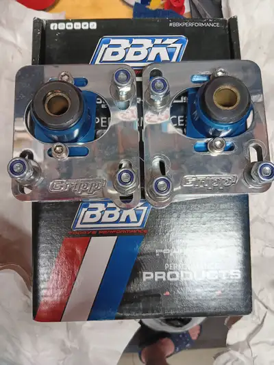 BBK Caster Camber Plates.Steeda X2 extended ball joints.Fits all mustangs 1999- 2004 in like new con...