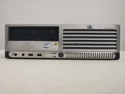 Ad is Up still available. No need to ask. Core 2 Duo E6300 1.86 GHz HP Motherboard GPU output: 1 VGA...