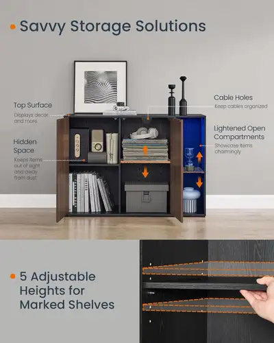 HOME Superfast Toolless Assembly, Storage Cabinet, Accent Buffet, View more