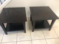 Solid side/end tables