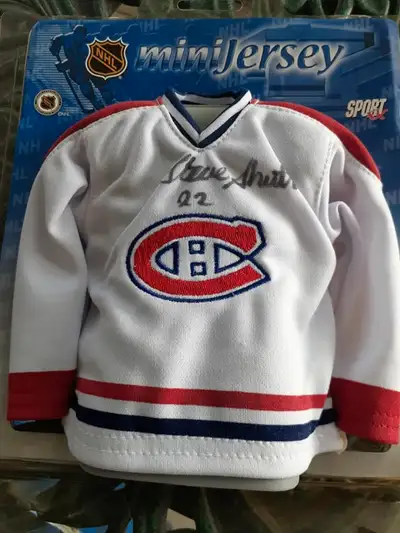 Autographed Steve Shutt NHL Mini Jersey, View more