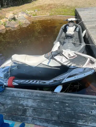 2014 Seadoo Spark iBR 69 hrs 2015 Seadoo Spark 89hrs New batteries, ready to go, trailer with new ax...
