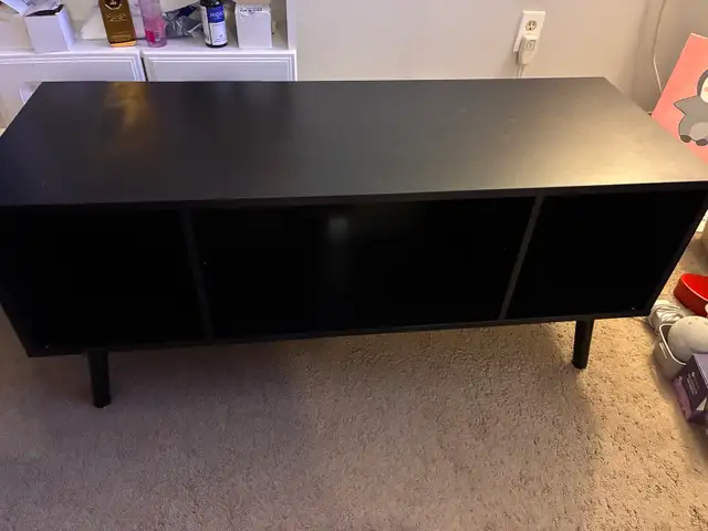 black tv stand in TV Tables & Entertainment Units in Winnipeg - Image 2